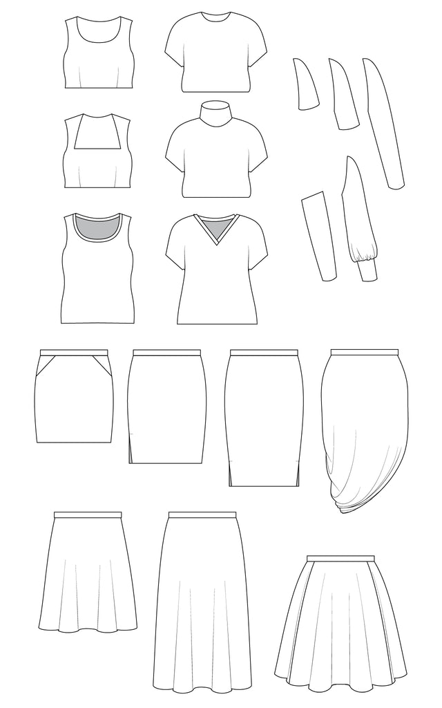 Necklines - the complete illustrated fashion guide to women's clothing