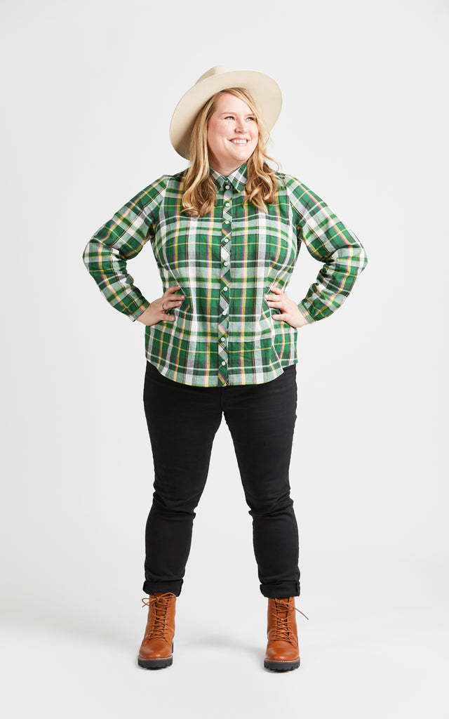 Vernon Shirt 12-32 pattern – Cashmerette Patterns