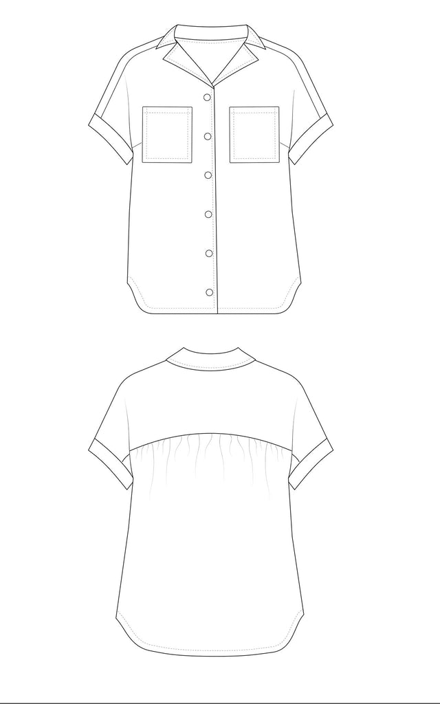 Haskell Shirt Pattern Cashmerette Patterns 